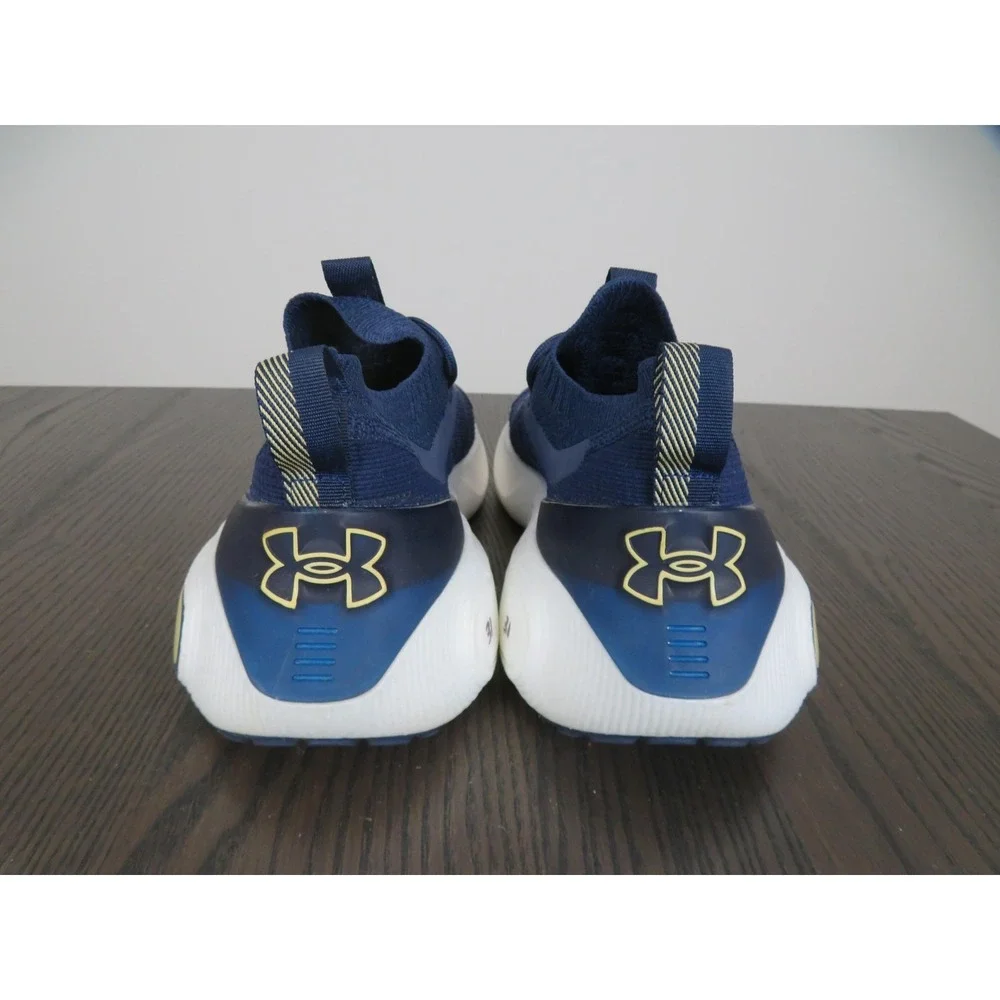 Navy Midshipmen Shoes Mens 8 Under Armour HOVR Phantom 4 Blue Team Issued